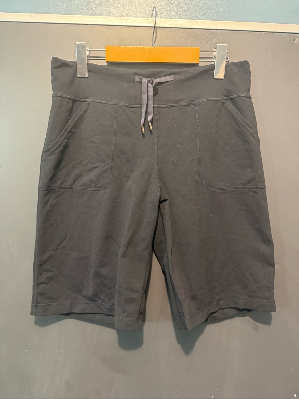 lululemon athletica Black Drawstring Everyday Bermuda Shorts